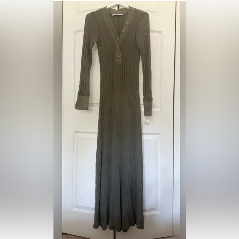 FP Beach Maxi Dress Olive - Picture 2 of 8